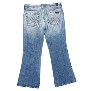 7 For All Mankind Crop Boot Cut A Pocket Jeans